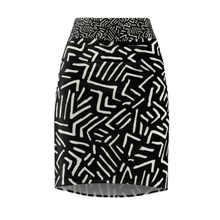 Hand Painted Women's Pencil Skirt (AOP) - Tango Boutique