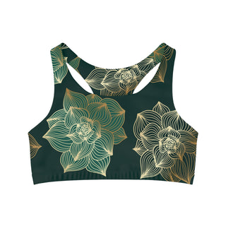 Intic Floral Seamless Sports Bra - Tango Boutique