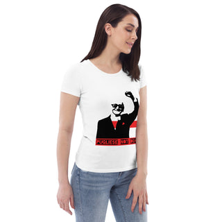 Pugliese not dead Women's fitted eco tee - Tango Boutique