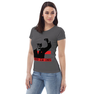Pugliese not dead Women's fitted eco tee - Tango Boutique