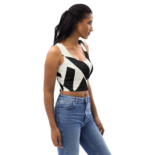 Black & White Tango Crop Top - Tango Boutique