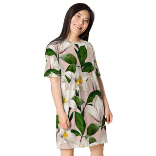 Bright Lilies Tango T-shirt dress - Tango Boutique