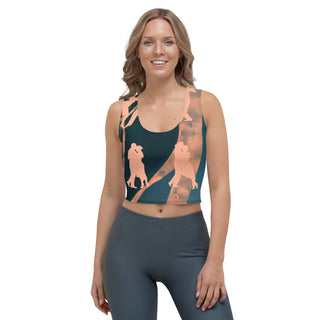 Bronze Tango Couples Crop Top - Tango Boutique