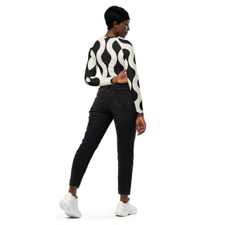 Drops Recycled long-sleeve crop top - Tango Boutique