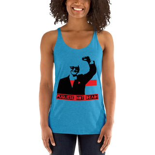 Pugliese not dead Women's Racerback Tank - Tango Boutique