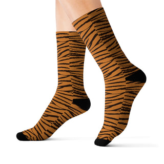 Tiger Pattern Socks - Tango Boutique