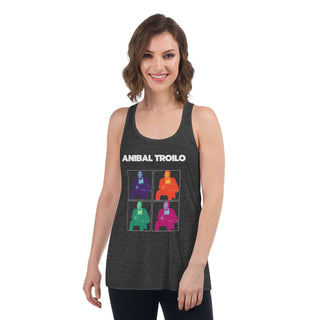 Troilo Pop Art Women's Flowy Racerback Tank - Tango Boutique