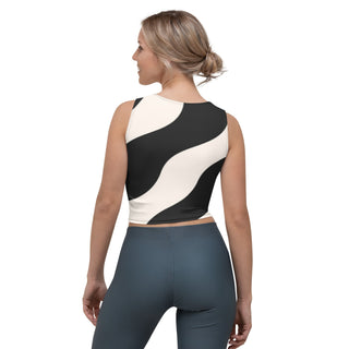 Wavy Pattern Crop Top - Tango Boutique