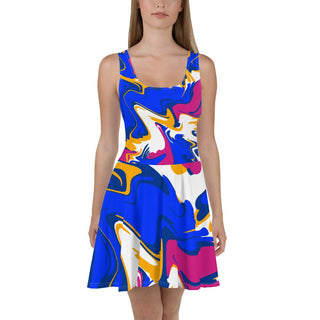 Wavy tango Skater Dress - Tango Boutique